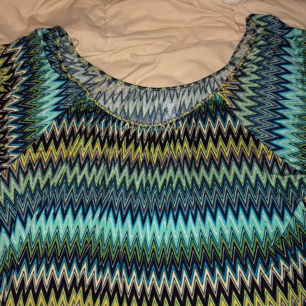 ANA colorful chevron shirt
